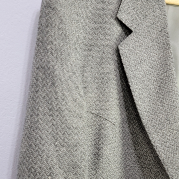 Vintage Bar WS Western Silk Wool Tweed Sport Coat Size 52L USA Made - Picture 3 of 16